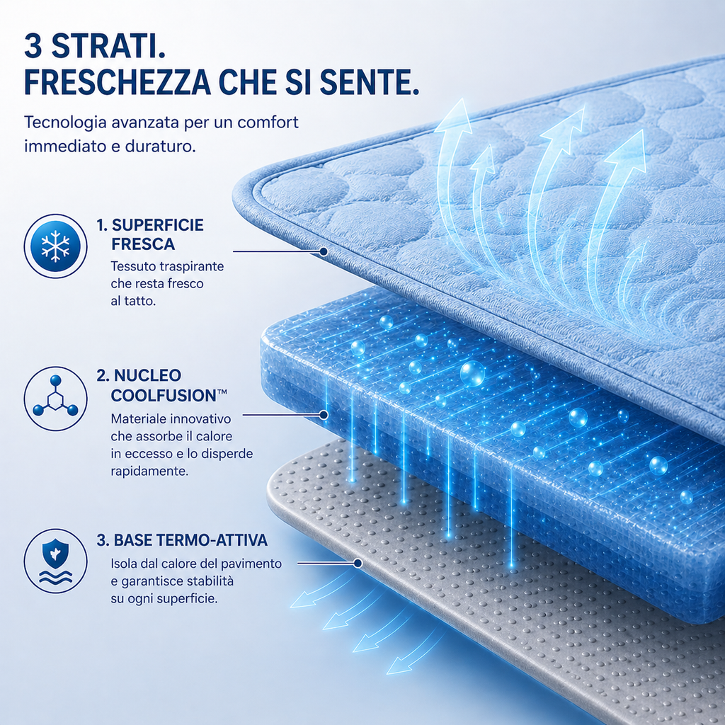 CoolFusion™ – Tappetino Rinfrescante per Cani